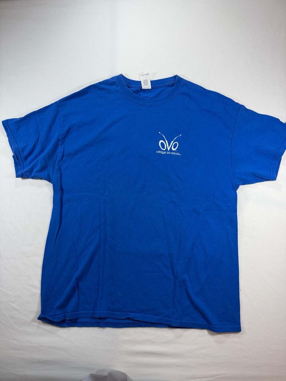 Cirque du Soleil OVO Local Crew Shirt XL Blue The Plan Stage Crew Tour Staff